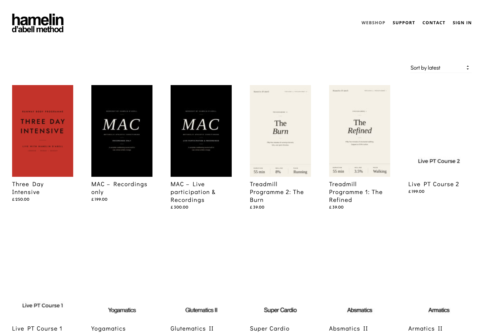 A focused catalogue for an expanding method.