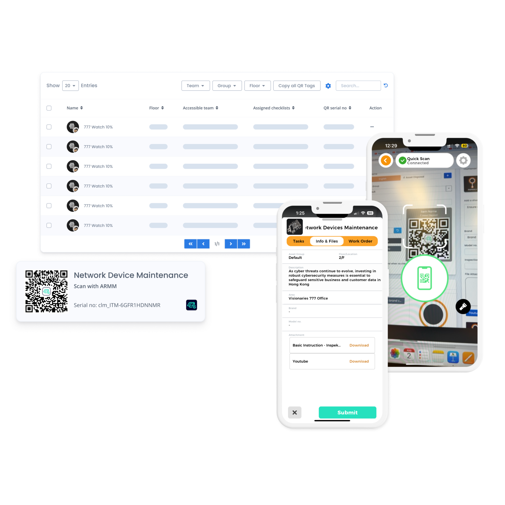 Digital systems for facilities, hospitality and healthcare
