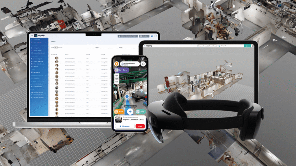 Inspekly Digital Twin and spatial facility operations.